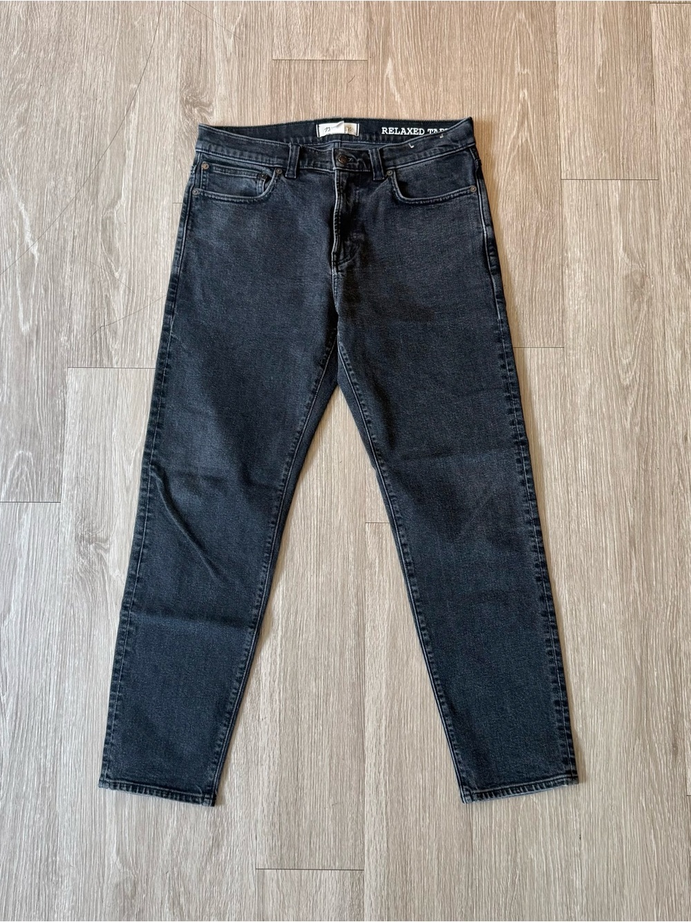 madewell relaxed tapered jeans